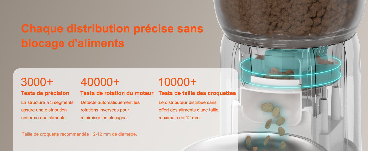 distributeur croquettes chat automatique