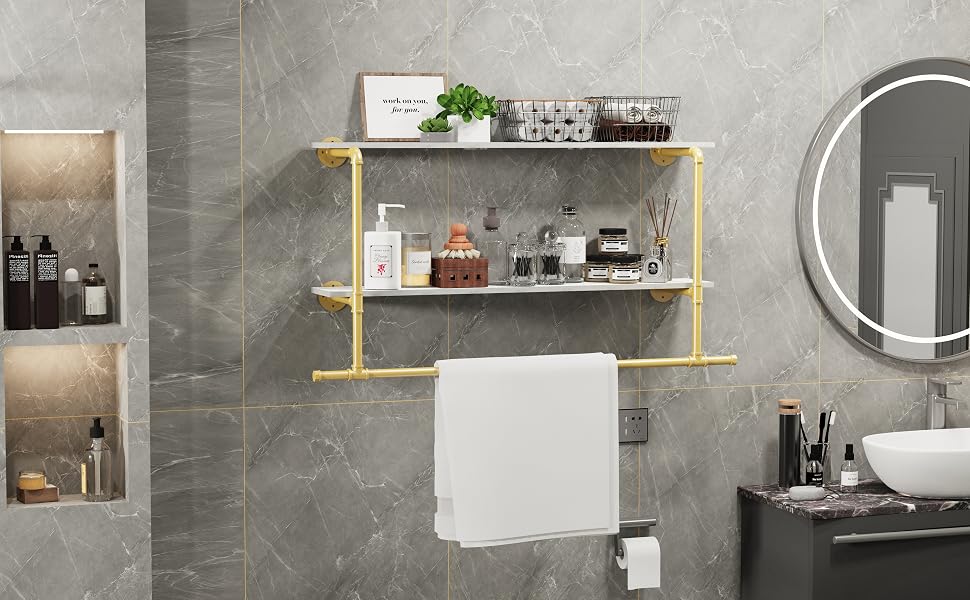 hanging rails for clothes wall mounted
