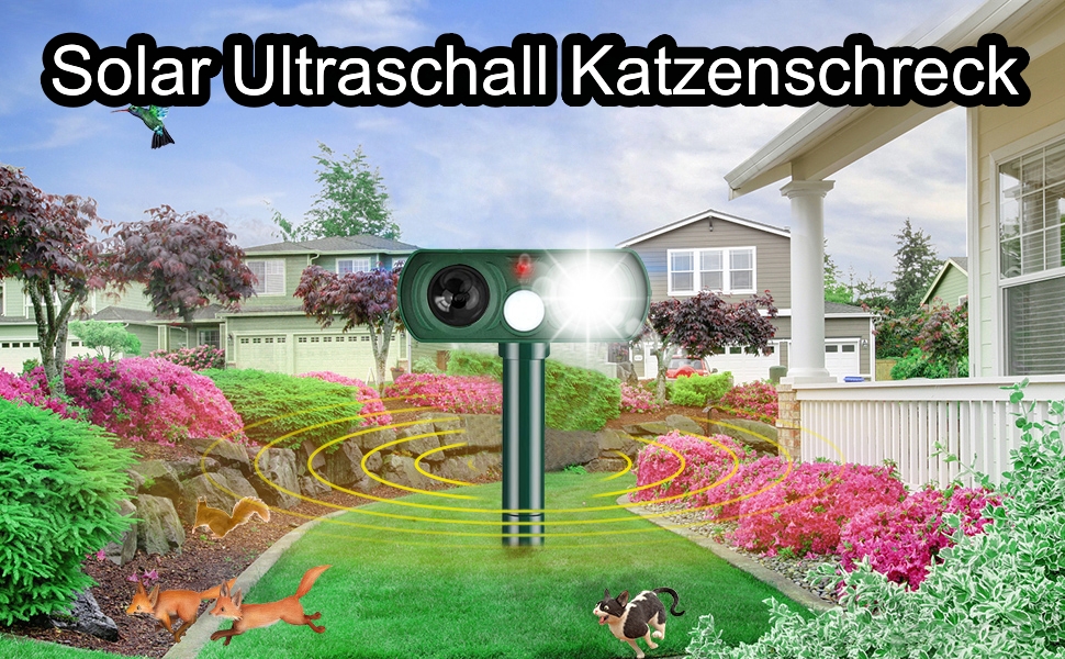 prime day 2024 angebote prime day prime days Ultraschall Katzenschreck für Garten Solar