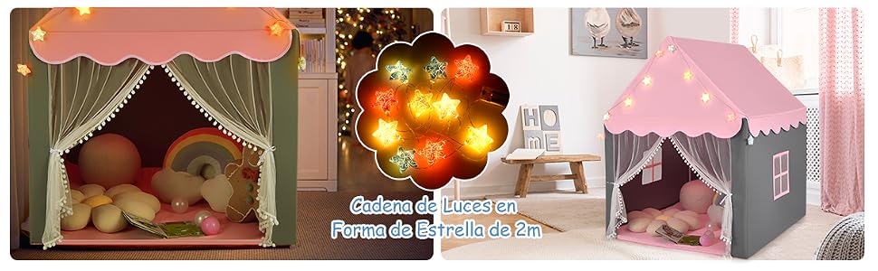 Carpa para Niños con Colchoneta Lavable