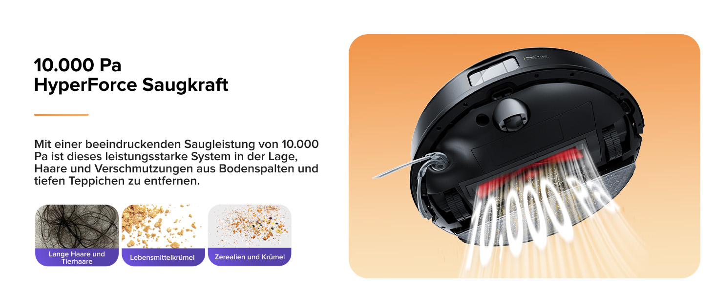 10.000Pa Saugleistung