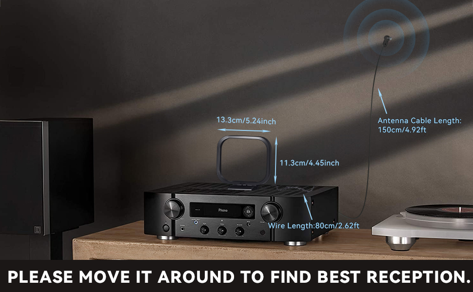 a bluetooth speaker on a shelf next to a white remote control.