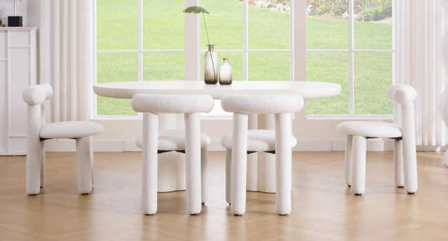 chaise de salon blanc