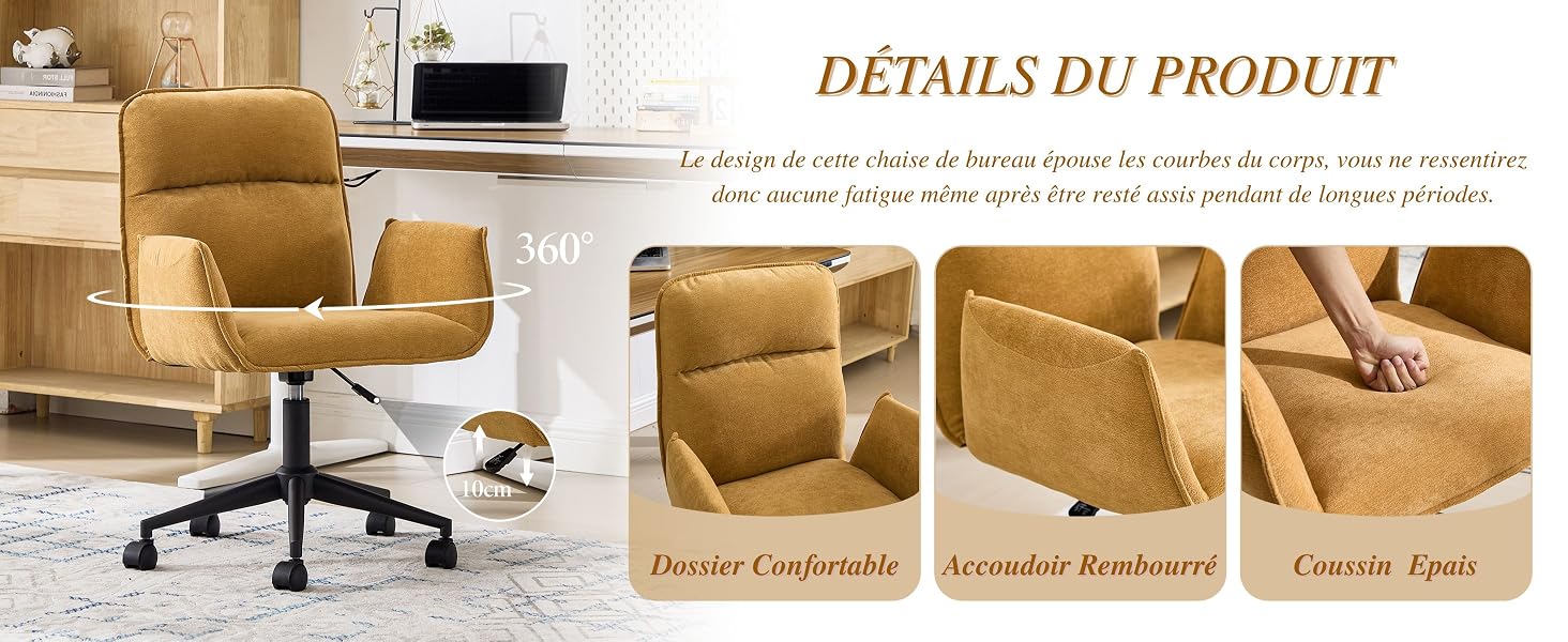 Série d'images de produits montrant des meubles rembourrés beige/beige sous différents angles sur fond blanc.