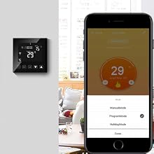 Termostato inteligente WiFi Conectado agua del suelo 3A Compatible Alexa Google Home