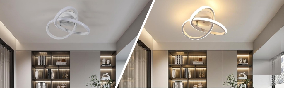 Moderne LED-Deckenleuchte für das Schlafzimmer