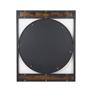 Specchio da Parete Decorativo Argento Industriale