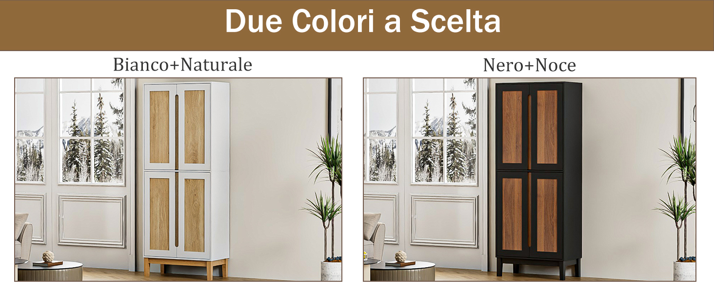 Il testo recita «Blanca Naturals» e «Never Nice». Serie di scatti interni che mostrano installazioni di specchi in stanze moderne e minimaliste con piante decorative.