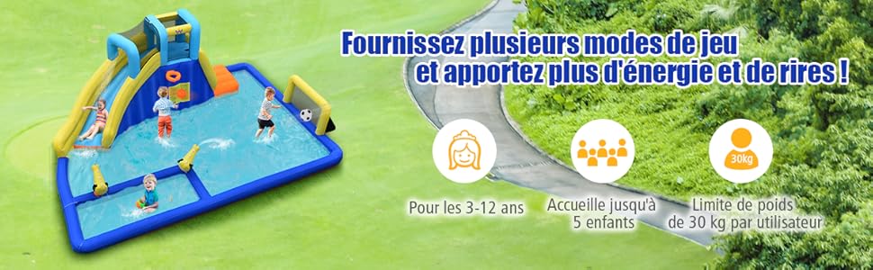 COSTWAY Château Gonflable Aquatique 6 En 1 Enfant 3 Ans+ Pisine Toboggan Escalade Football Basket-ball Jet D'Eau 526 X 373 X 203 Cm Sans Gonfleur -Pas Cher Clair Jardin Magasin AAHKMJXYDAFdJAOAIMEbOAchlkWZ0oakZn uVZ0mPidMNbILvCvspZ4oG3fPgIqc1P26RdPiG8KHKUtblW5 ULKvLD1OHzwX jolGWPZGyLZfGVorTaSLEIkdLrK9n 0HL2hSOYQsZ3t4G6zX4C9kYSfb Y3R nZiS0EM uwLaq8G79GHCuZceK2RSoGEjLTn6wB4uwjIuC6K8PIQ1nktgXW