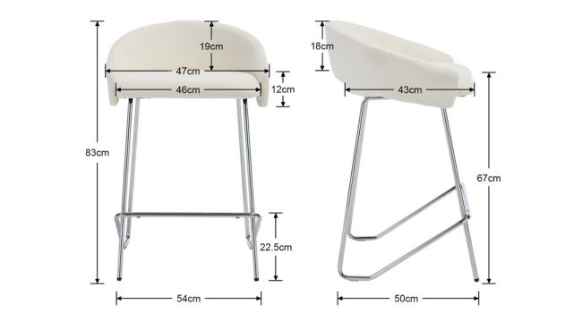 Schéma des spécifications techniques montrant plusieurs angles d'une structure debout avec des mesures précises, similaire à la Figure 4 mais sous des angles différents.