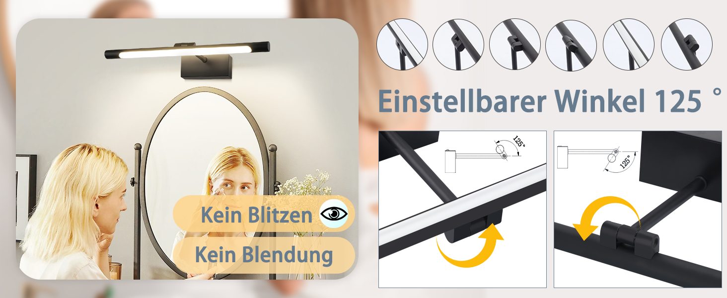 Spiegelleuchte Bad
