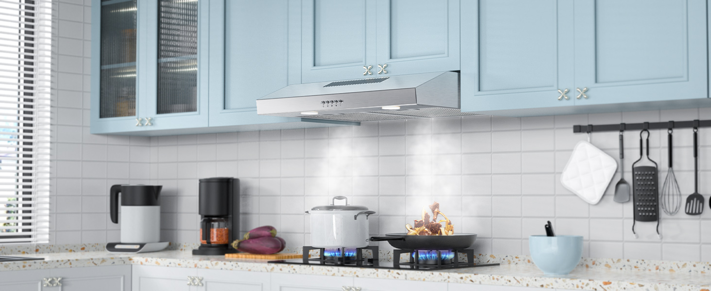 hotte aspirante sous meuble
