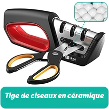 Tige de ciseaux en céramique