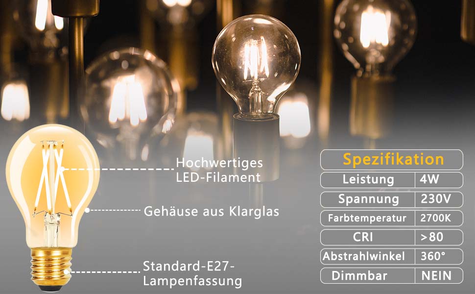 e27 led warmweiß