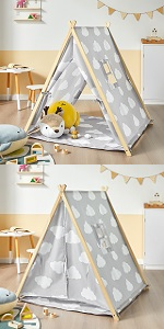 kids green play tent outdoor carry bag ✔ Petite Amélie