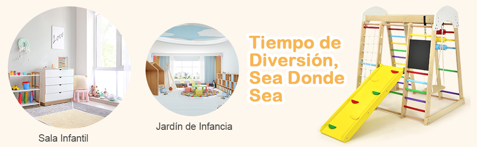  Set Escalada 8 en 1 para Niños