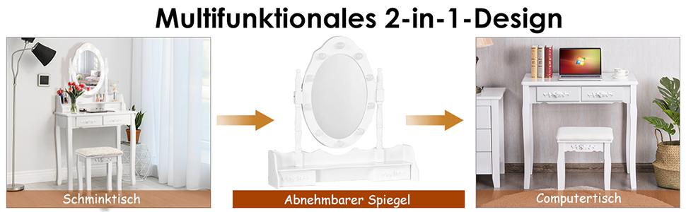 Mutifunktionales 2-in-1 Design