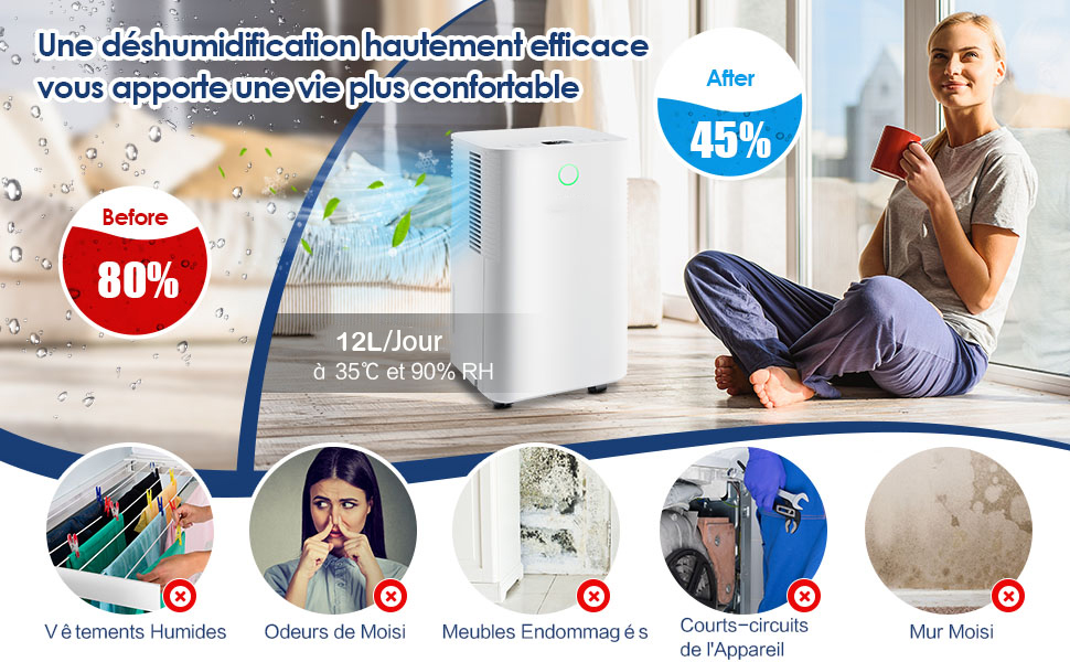 Déshumidificateur GOPLUS