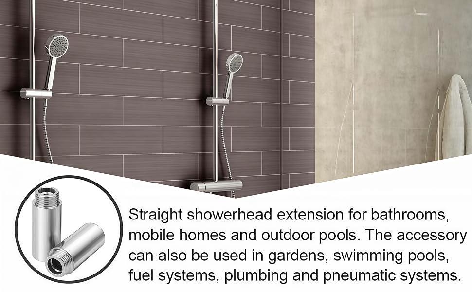 pour les salles de bain et l'extérieur.