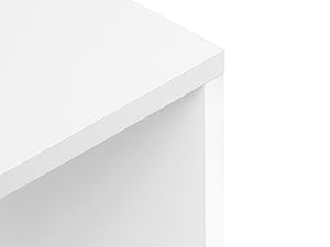 bookshelf bookcase organiser wardrobe storage display cube 3 drawers wood