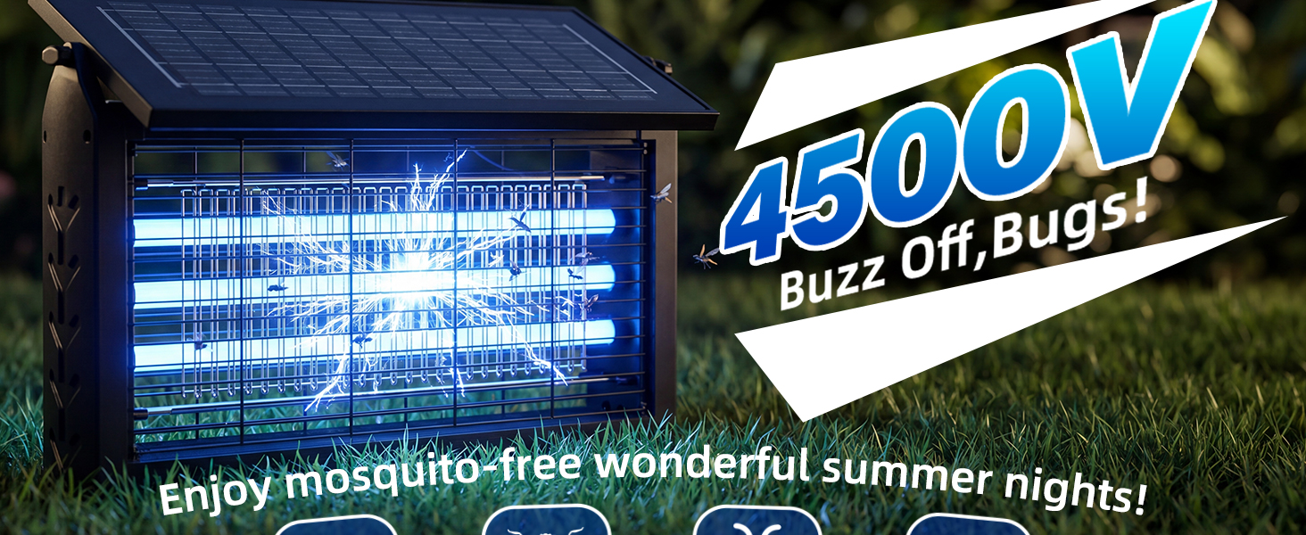 Enjoy mosquito-free wonderful summer nights.