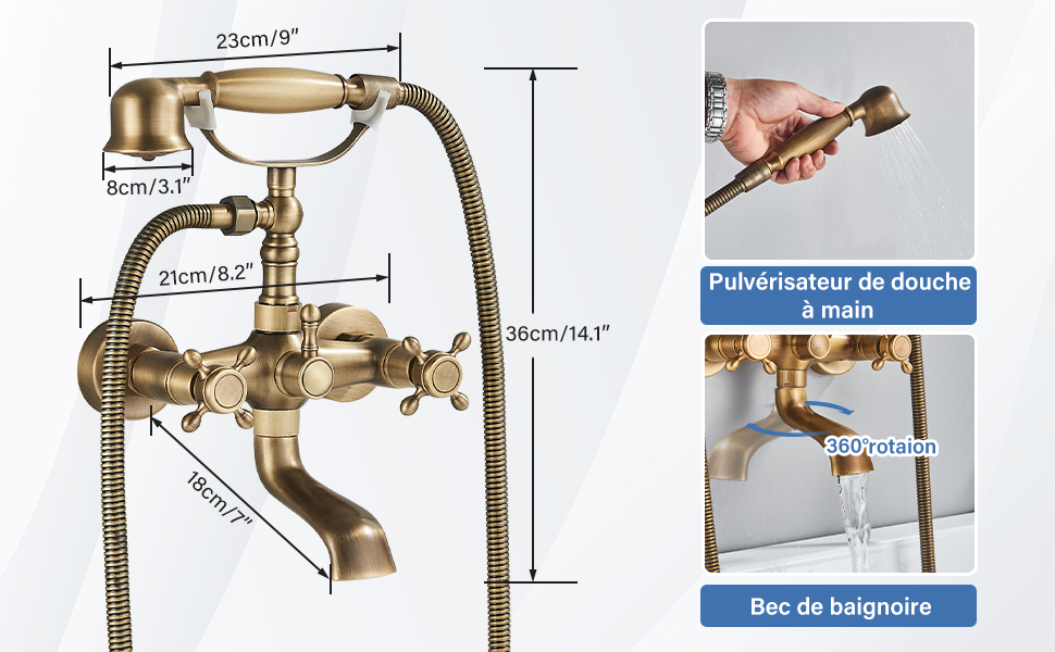 Robinet Baignoire Douche