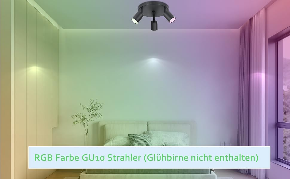 Schwarz Deckenstrahler