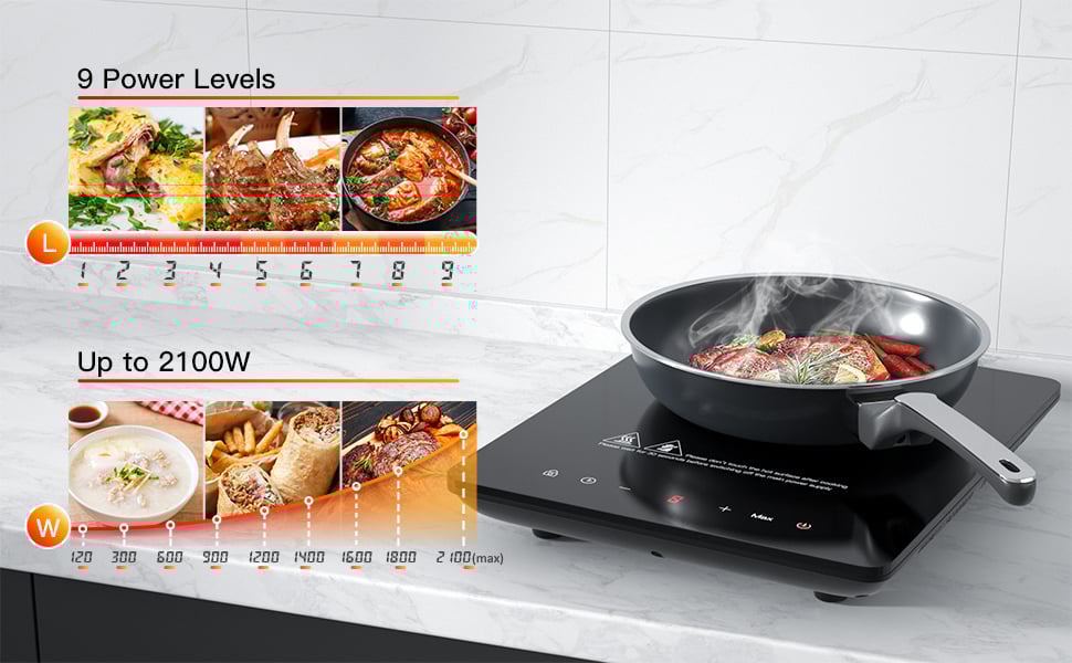 Portable Induction Cooker with Sensor Touch Control