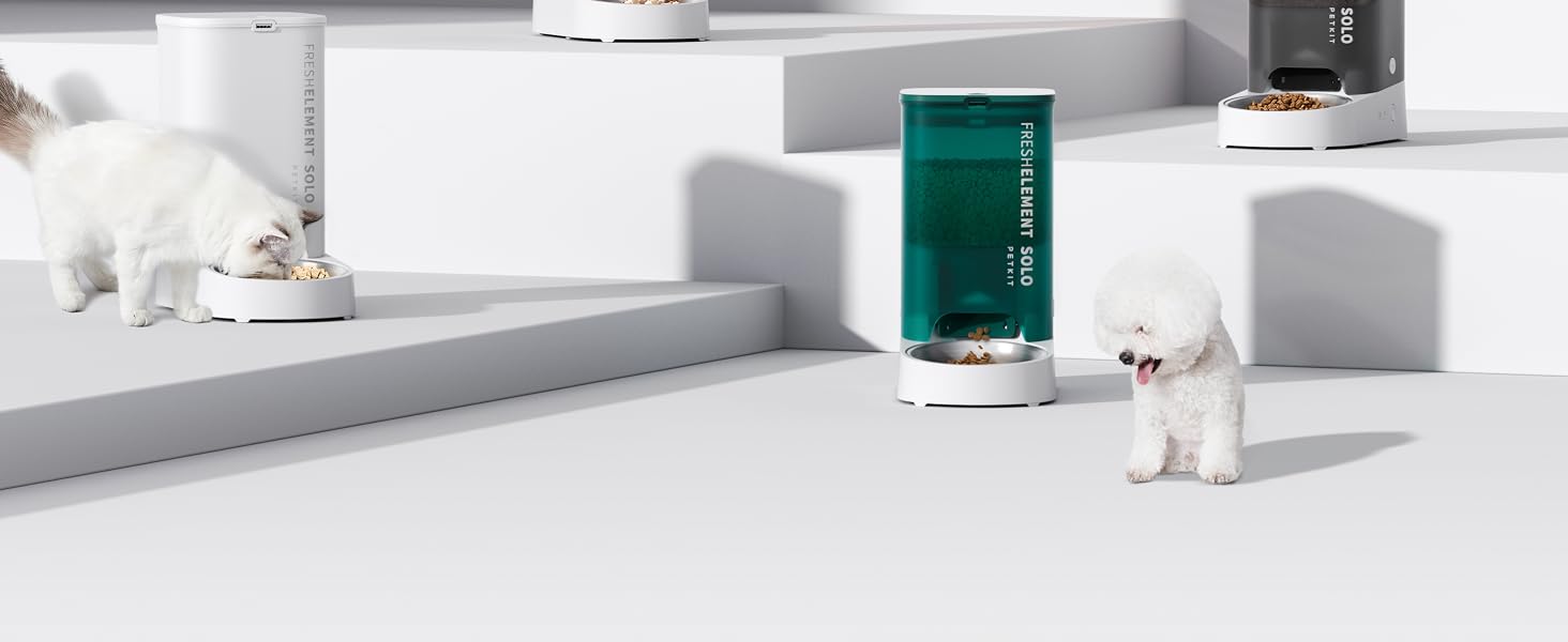PETKIT 3L Automatischer Katzenfutterautomat Unterstützt