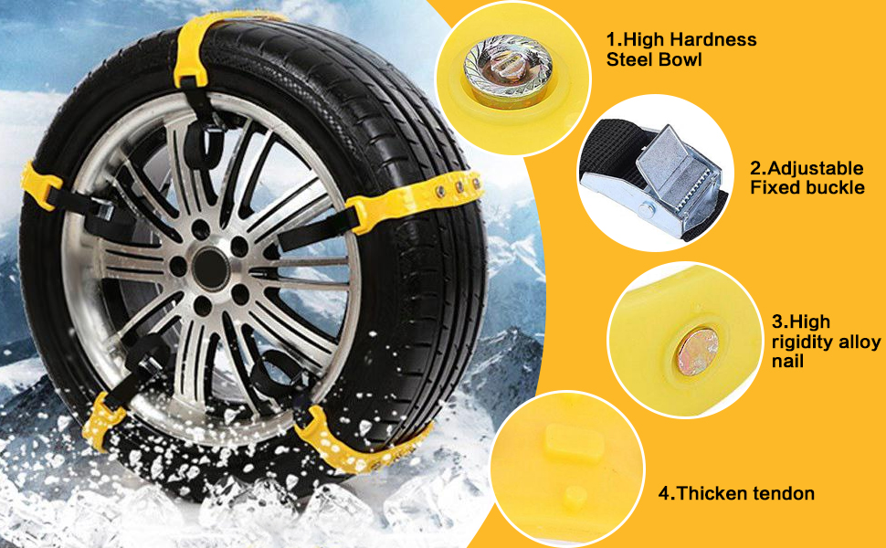 Cadenas de Nieve pour automobiles