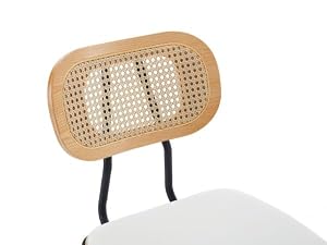 chaise rotin metal