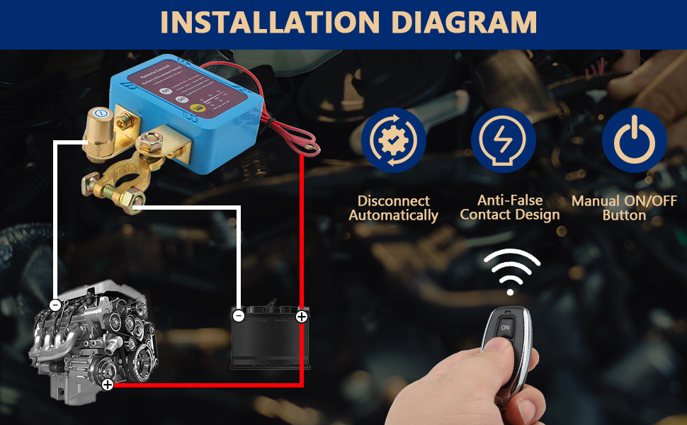 12V Remote Cut Off Switch