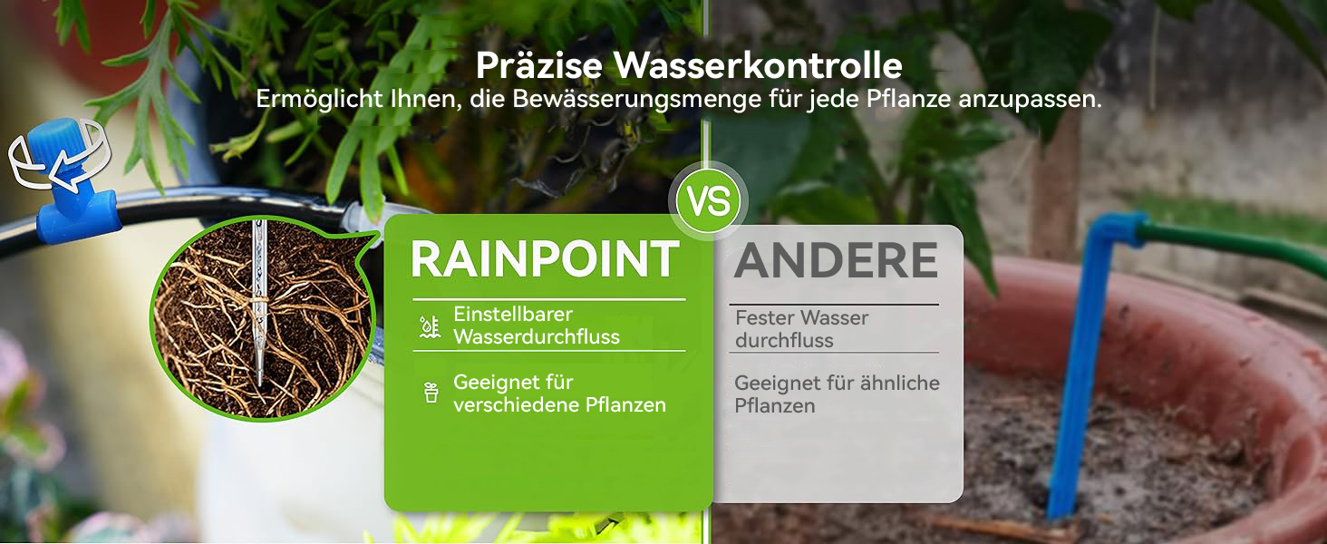 RAINPOINT Automatic Watering System for Indoor Plants