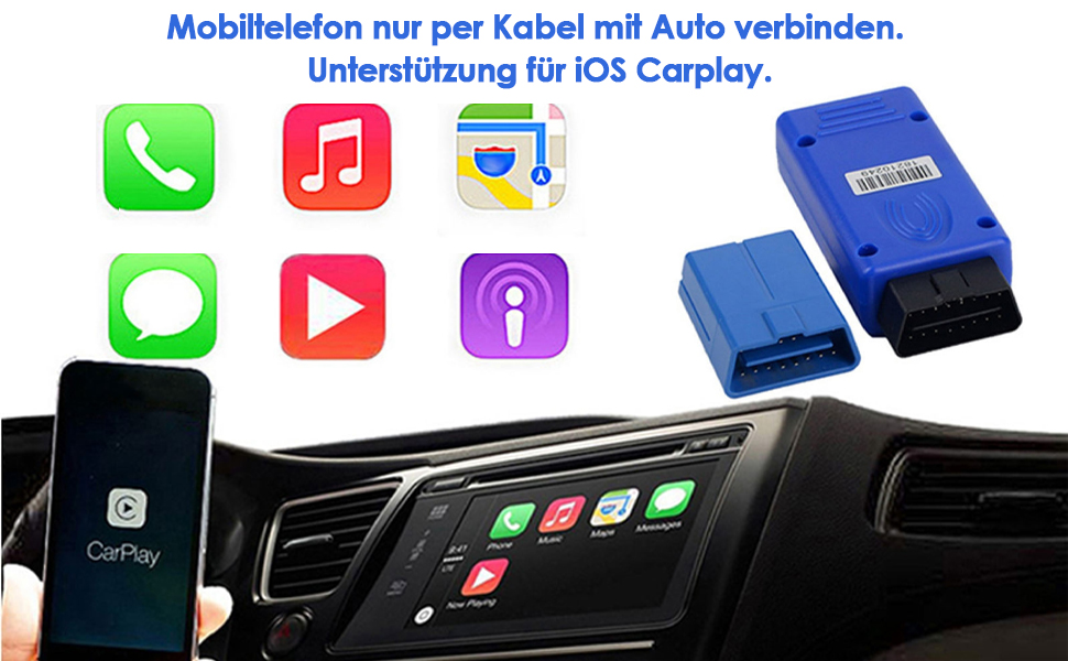 Diagnose Auto Adapter OBD EOBD Diagnose Fehlerspeicher Auslesen KFZ Auslesegerät