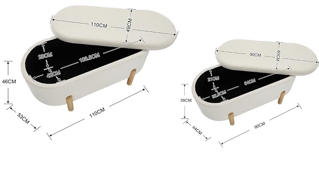 Deux vues de boîtes à lunch noires et blanches de style bento avec des sections de rangement compartimentées, montrant des configurations fermées et ouvertes avec des motifs décoratifs en pointillés.