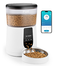 Distributore automatico di cibo per gatti