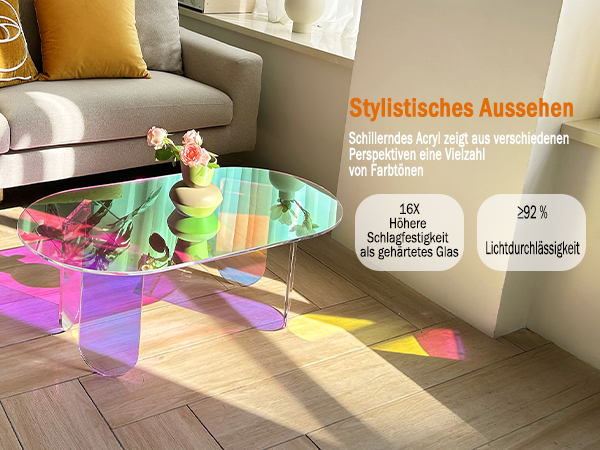 Couchtisch Acryl Wohnzimmertisch