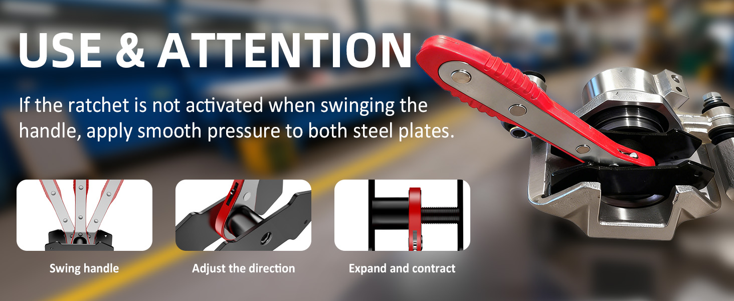 Brake Caliper Press, Caliper Piston Spreader and Brake Tools