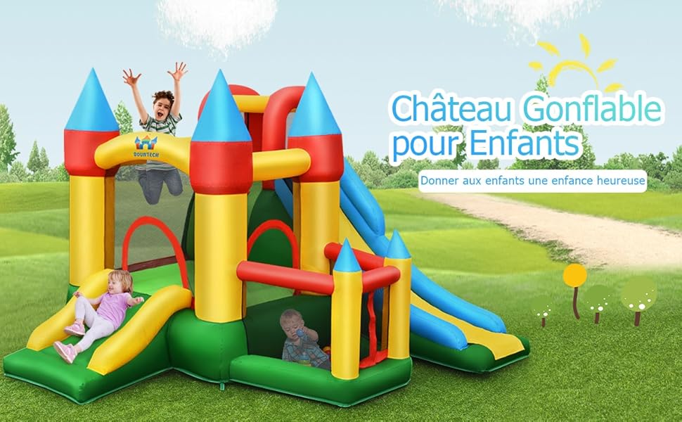 COSTWAY Château Gonflable Avec Gonfleur De 580-610W 2 Toboggans, Aire De Saut, Piscine à Balles Et Panier De Basketball, 330 X 300 X 210 Cm Pour Enfants 3-10 Ans Charge Max 135KG -Pas Cher Clair Jardin Magasin AAHKMJXYDAFdJAOAIMEbOAchlkWZ0oakZn uVZ0mPidMNbILvCvspZ4oG3fPgIqc1P26RdPiG8KHKUtblW5 ULKvLD1OHzwX jolGWPZGyLZfGzdV2CoXkUbSiMpHXOwUSEMwk3rEFcc8Tlo5pD2GVHwyWoj0I5hTQPwLhxQWydqzt3x0GqSQB4cpyz2bzw4G26ORbRHE