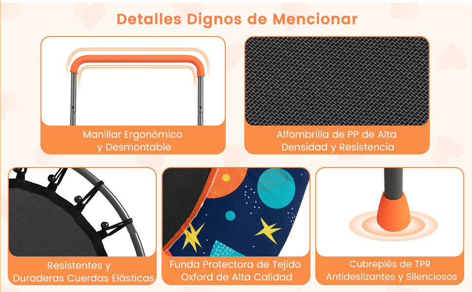  Trampolín para Niños de 92 cm