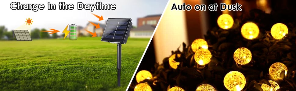 guirlande solaire exterieur