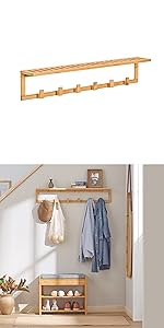 Estante de Pared con Cajón, Estante Estantería para la Sala, Estilo Moderno  FRG93-WN SoBuy ES