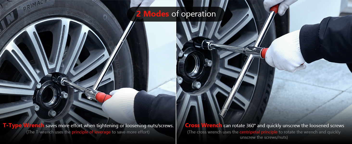 Cross wrench for car