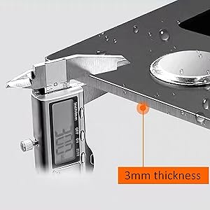Évier de cuisine en acier inoxydable avec cascade