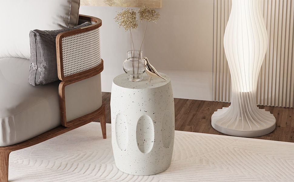 FATIVO Table Basse Blanche
