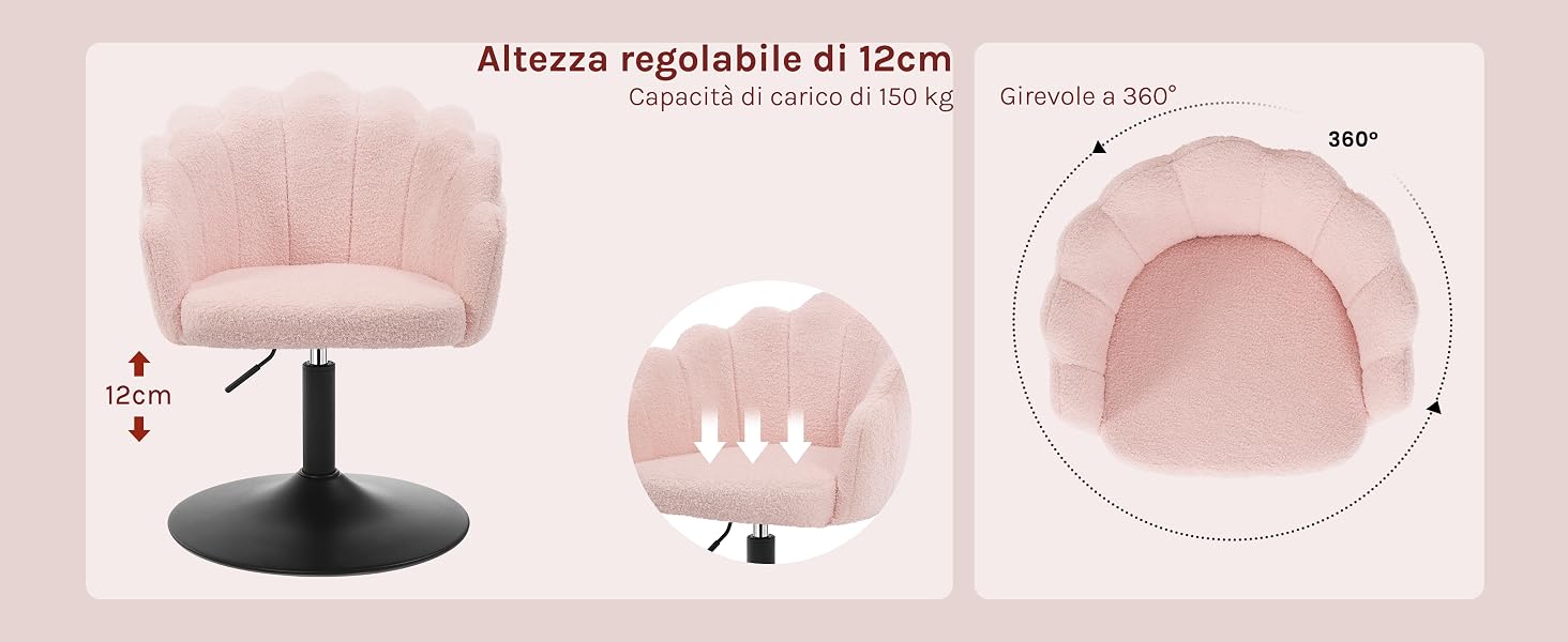Sgabello da trucco