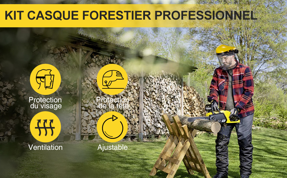 Greenstar 10212 Visière professionnelle à écran grillagé relevable F439