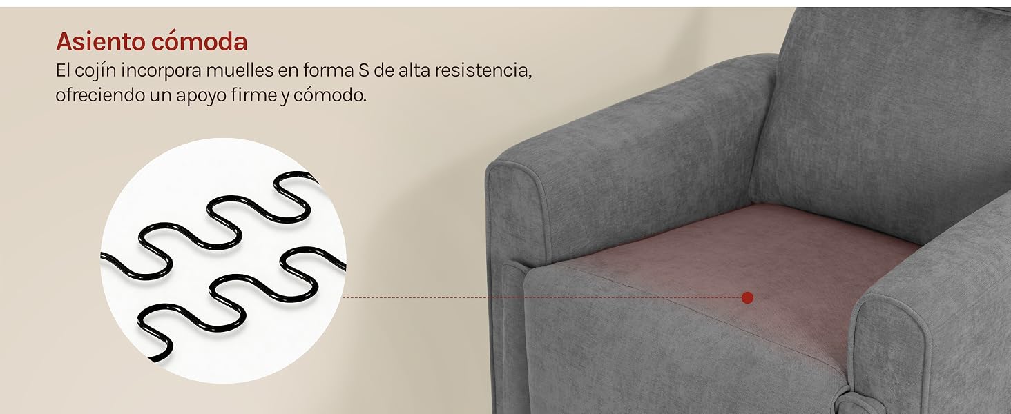 El texto dice «Adsorbe el olor» con un patrón de diseños en espiral debajo de la superficie de la tela, que muestra una demostración de la función de control de olores.
