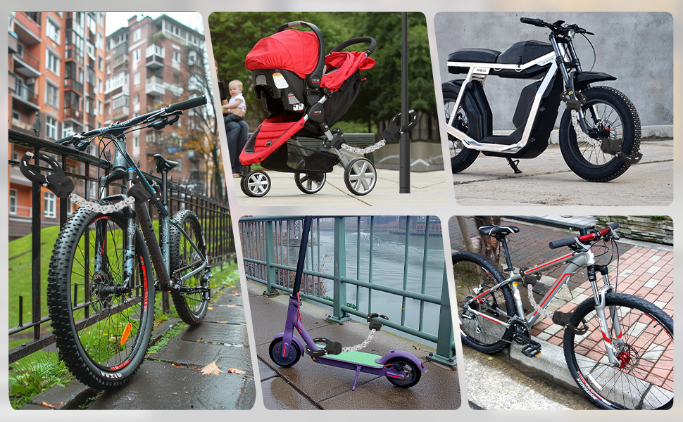 Un collage de diferentes tipos de bicicletas.