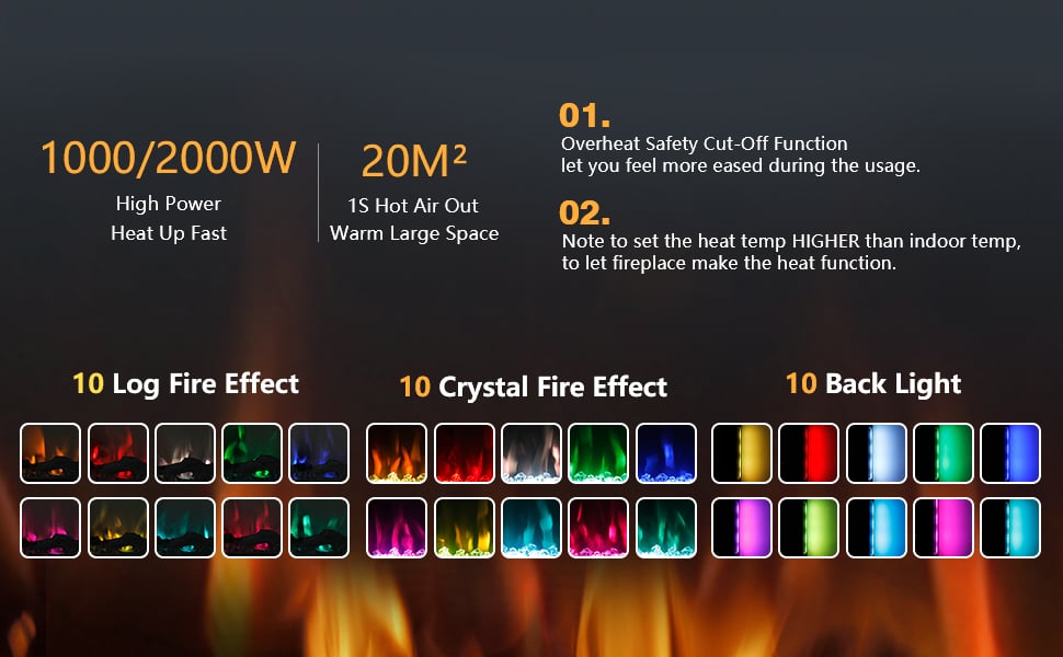 fireplace heater